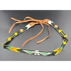 Beaded Thunderbird Hatband Southwestern